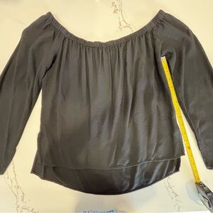 Cloth & Stone black Off-Shoulder Blouse